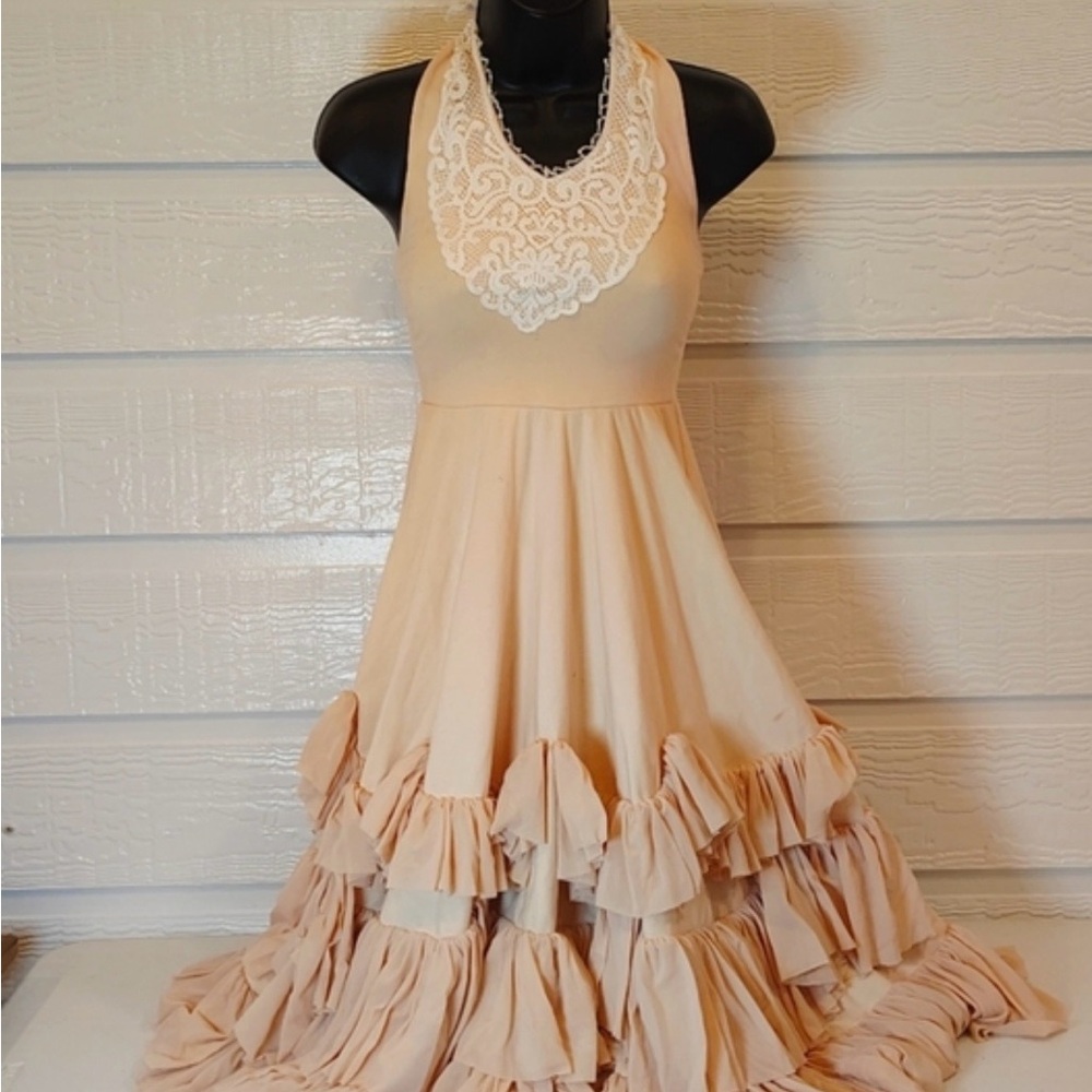 Women's Lace Intimate in Peach